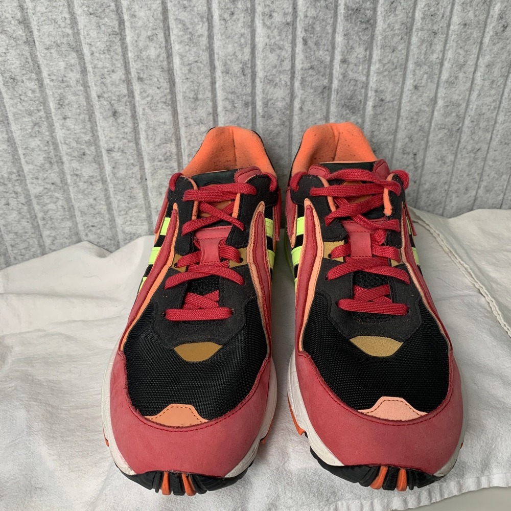 Adidas Yung-96 Chasm Mens Shoes‎ Hi-Res Coral Scarlet Retro Sneakers Size 12
